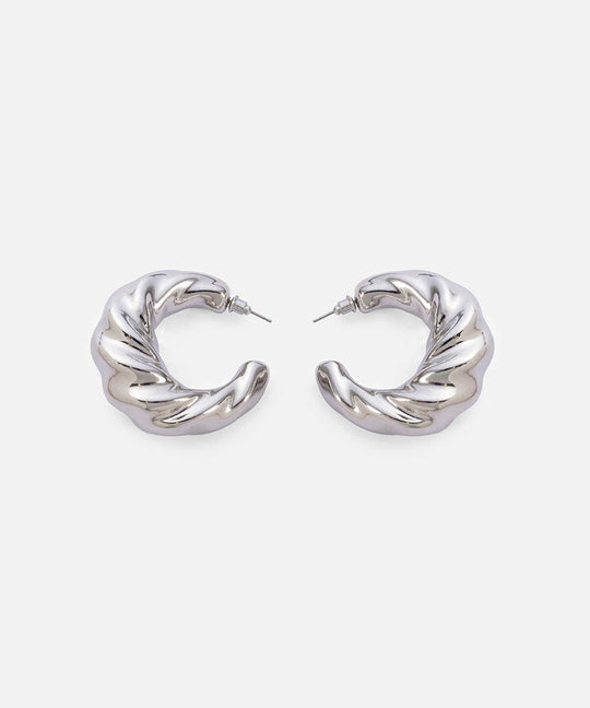 Textured Hoop Earrings