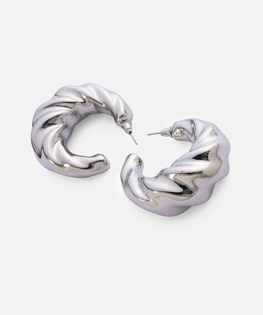 Textured Hoop Earrings