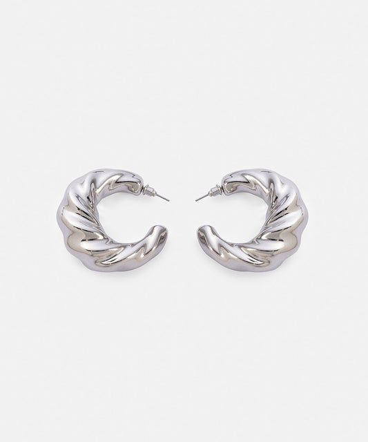 Textured Hoop Earrings