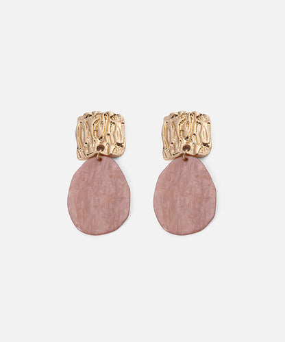 Combined Textured Resin Earrings