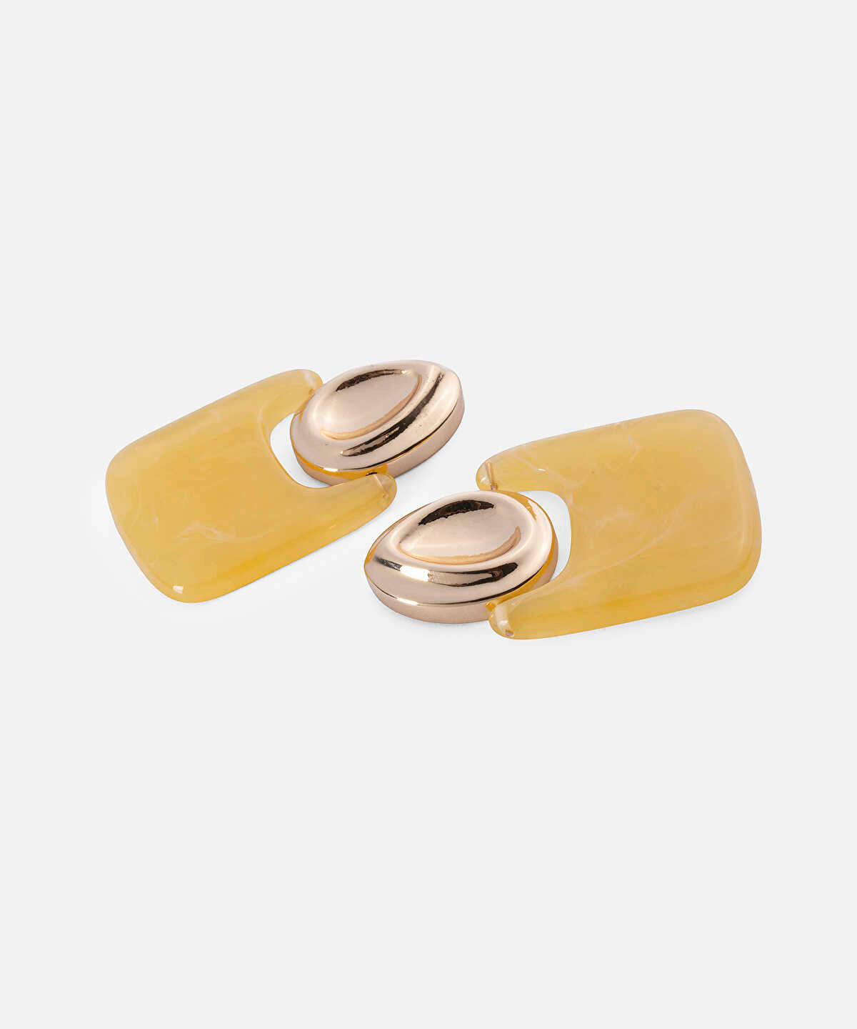 Zoomed Combined Resin Earrings