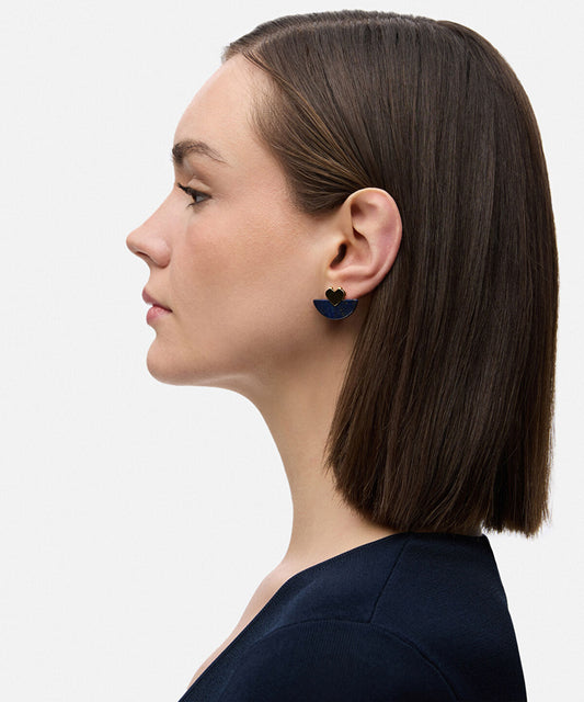 Combined Heart Earrings