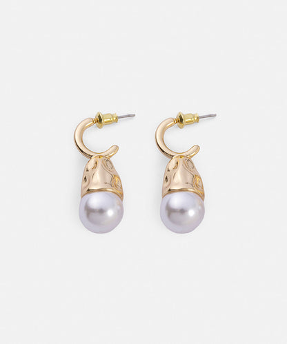 Faux Pearl Drop Earrings