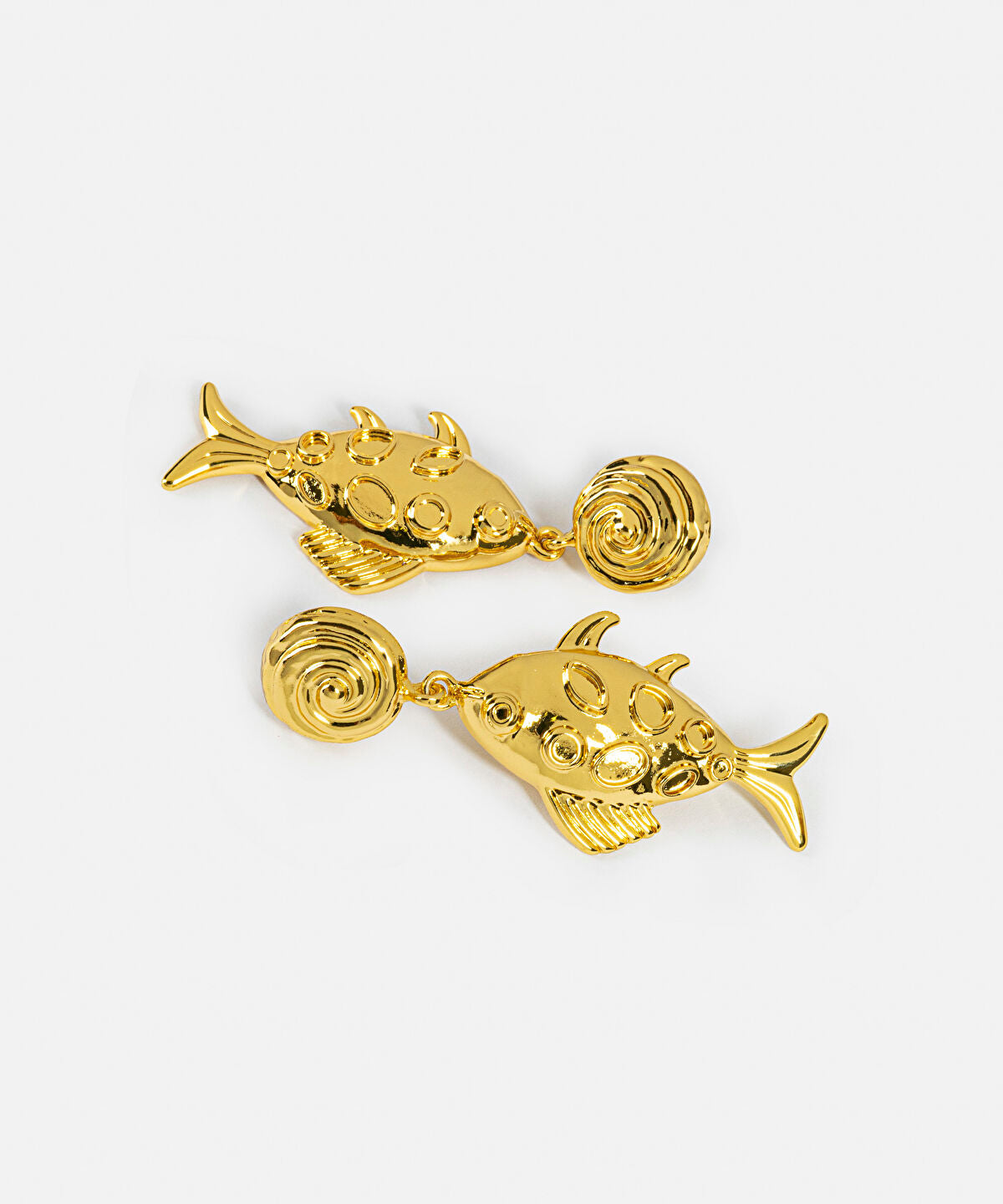 Zoomed Fish Earrings