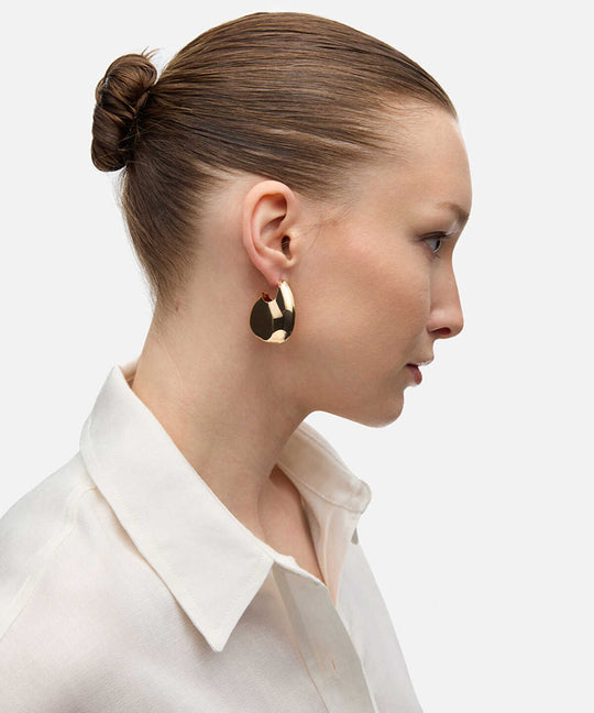 Voluminous Metal Earrings