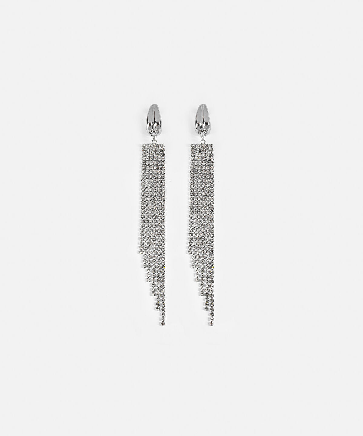 Zoomed Rhinestone Dangle Earrings