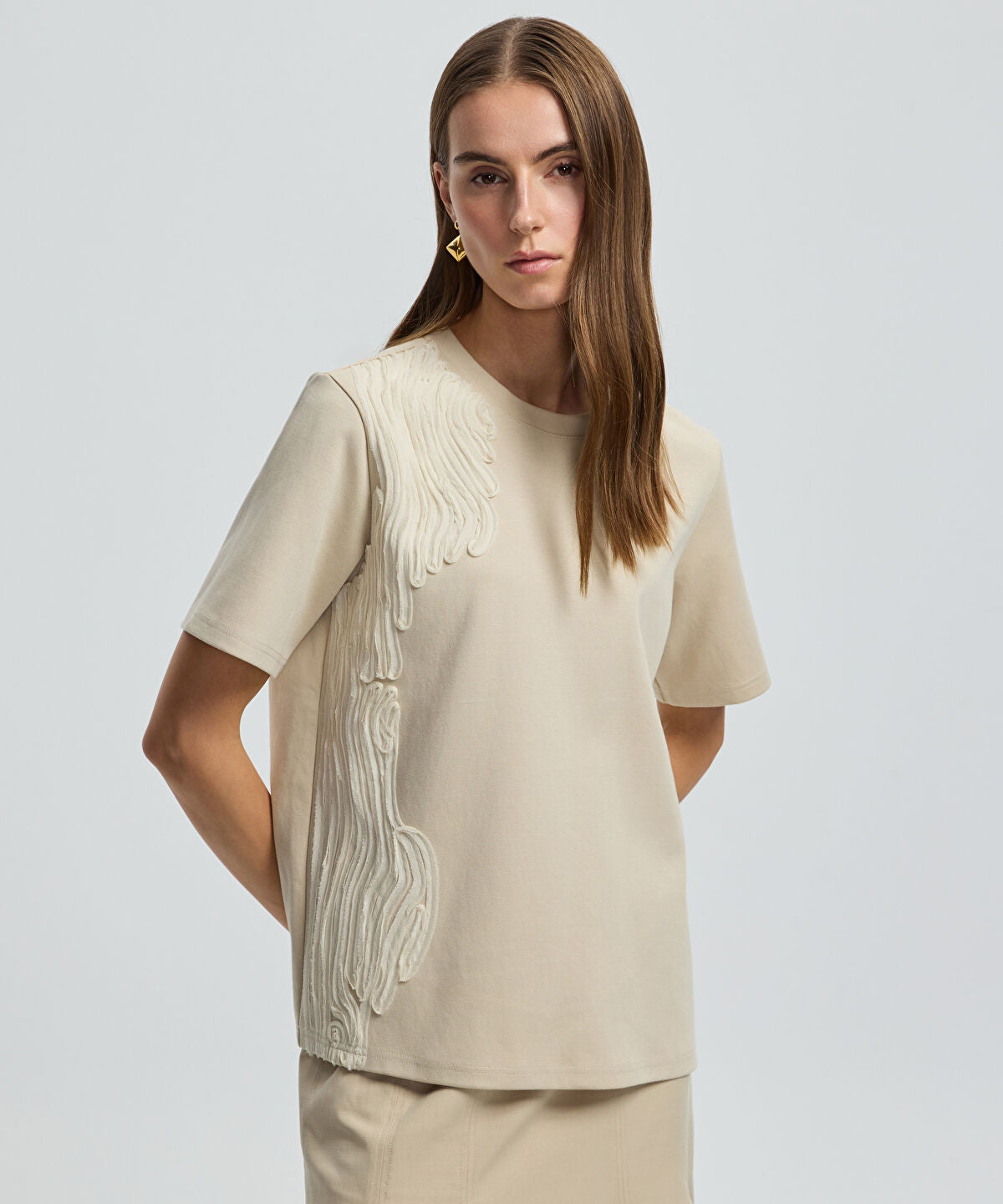 Zoomed Embroidered T-Shirt