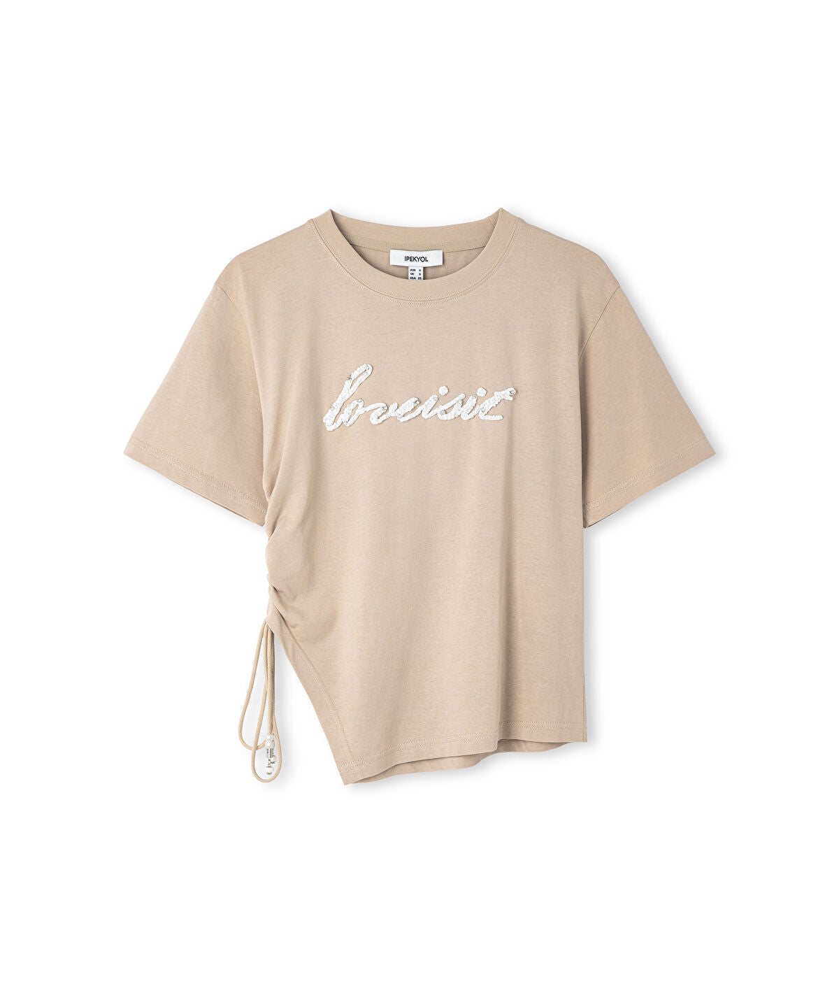 Zoomed Embellished Slogan T-Shirt