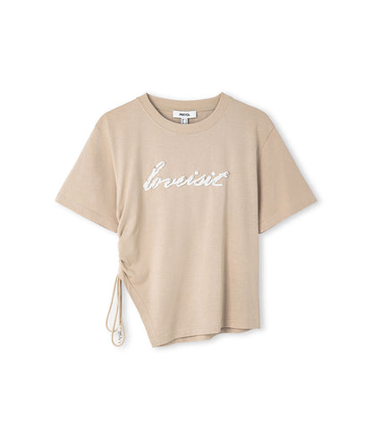 Embellished Slogan T-Shirt