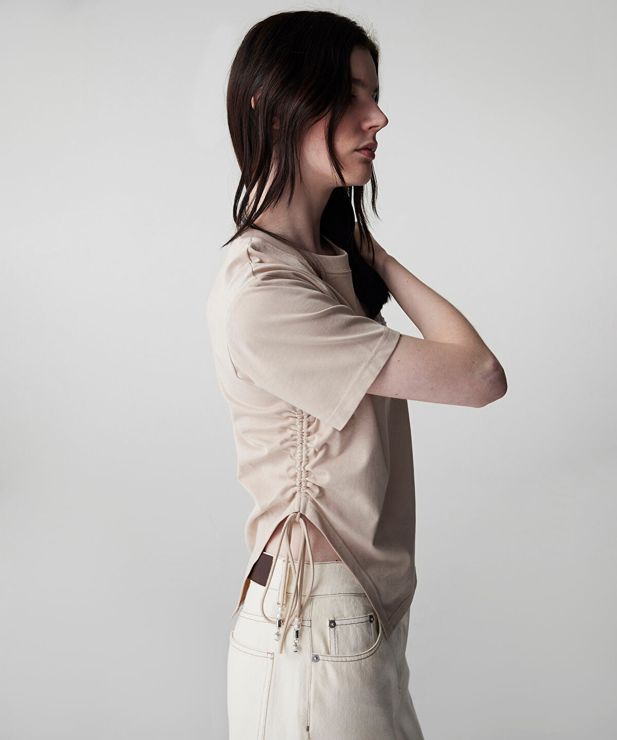 Zoomed Embellished Slogan T-Shirt