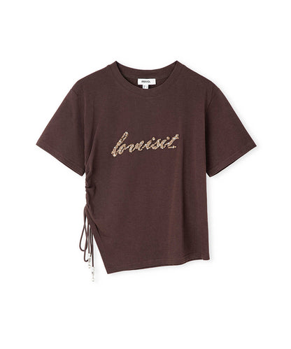 Embellished Slogan T-Shirt