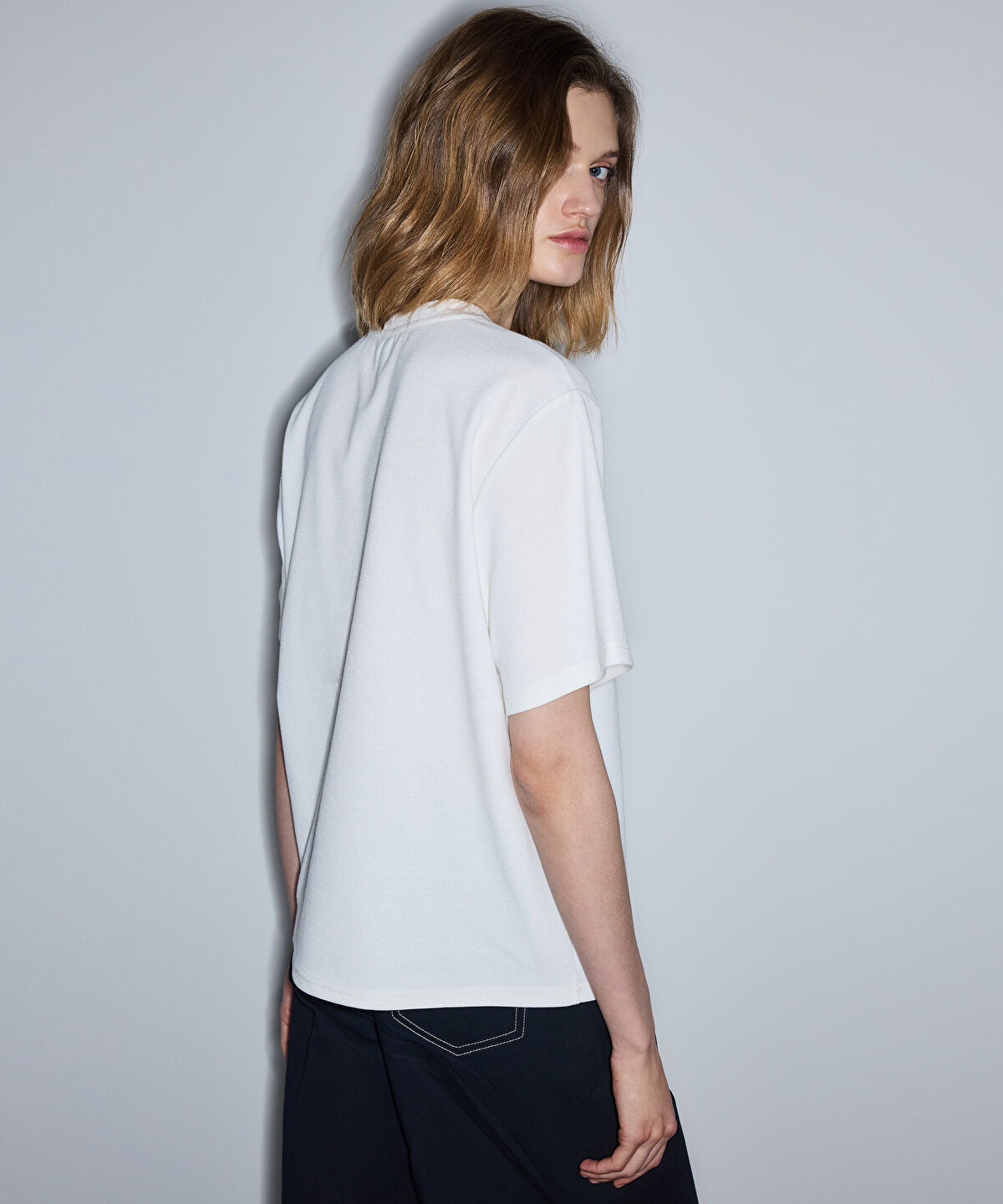 Embroidered Slogan T-Shirt
