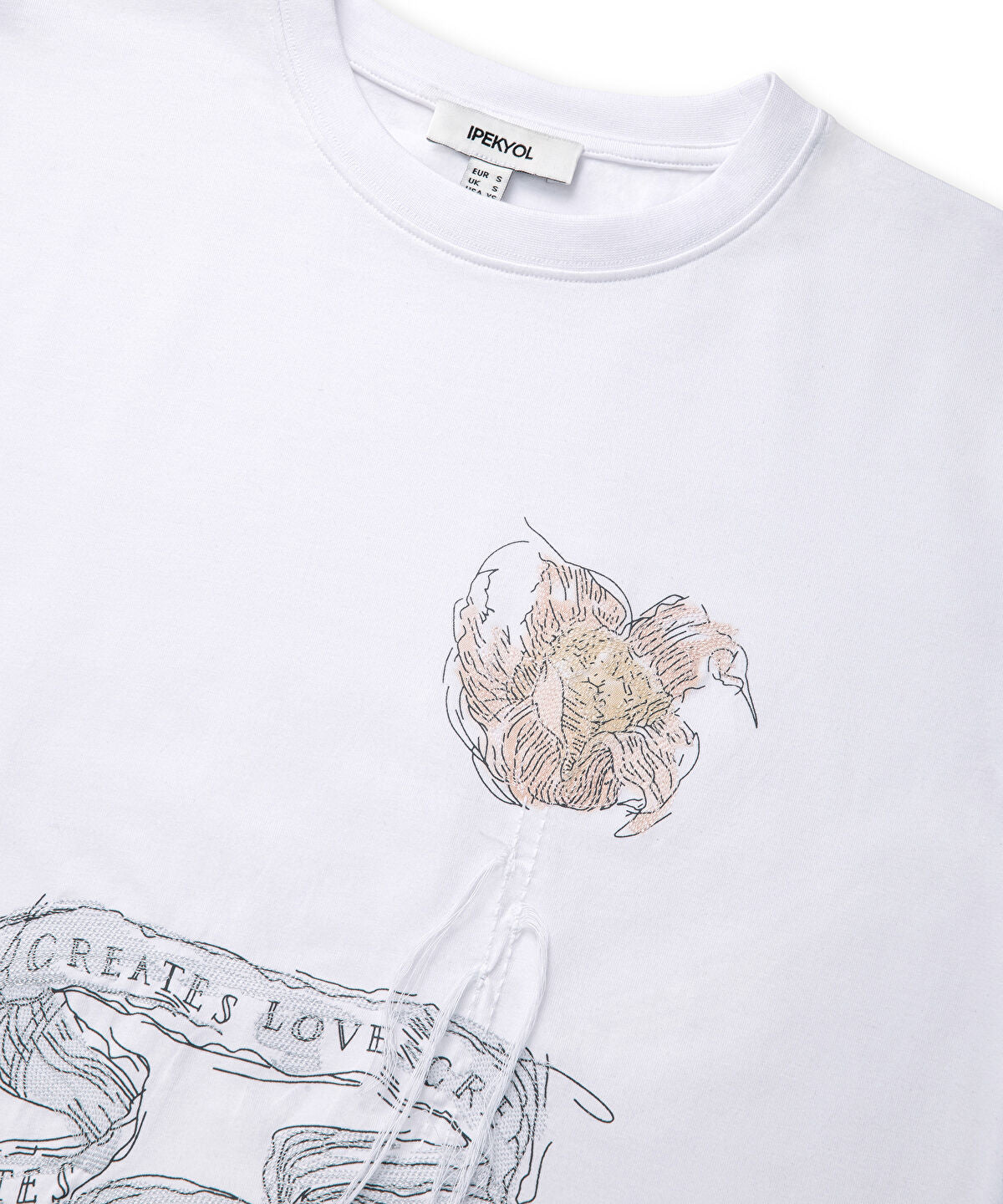 Embroidered Slogan T-Shirt