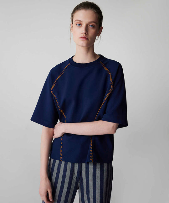 Contrast Stitch T-Shirt