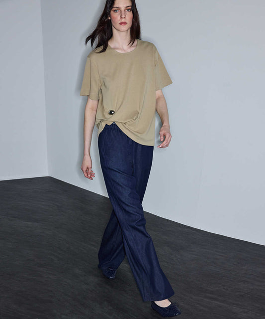 Asymmetric T-Shirt with Accessory