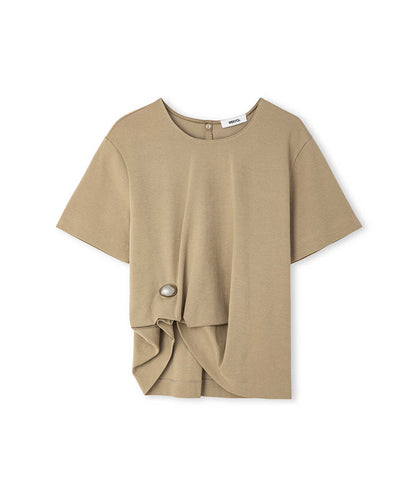Asymmetric T-Shirt with Accessory