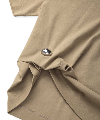 Asymmetric T-Shirt with Accessory