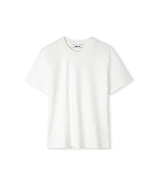 Contrast Collar Color-Block T-Shirt