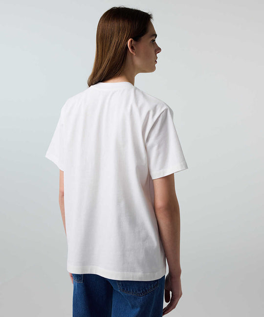 T-Shirt with Faux Pearl Embellishments