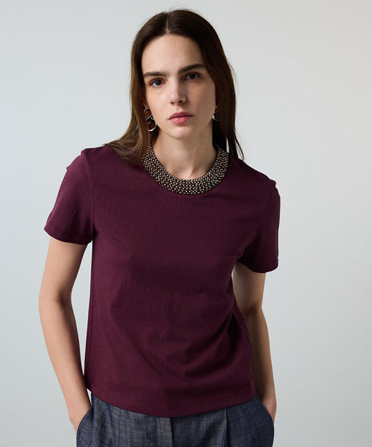T-Shirt with Embellishments