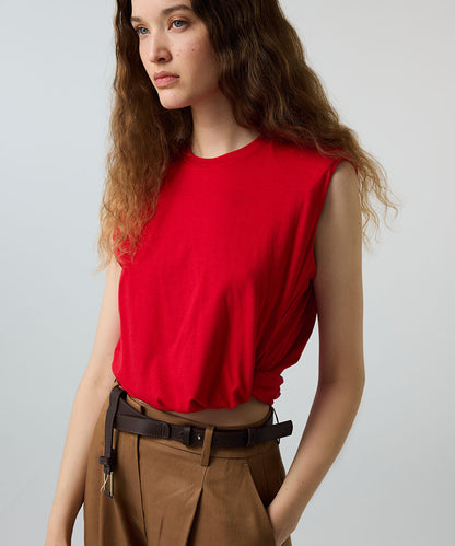 T-Shirt with Shoulder Pads