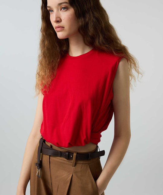 T-Shirt with Shoulder Pads