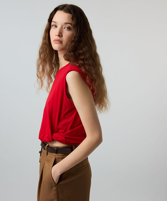 T-Shirt with Shoulder Pads