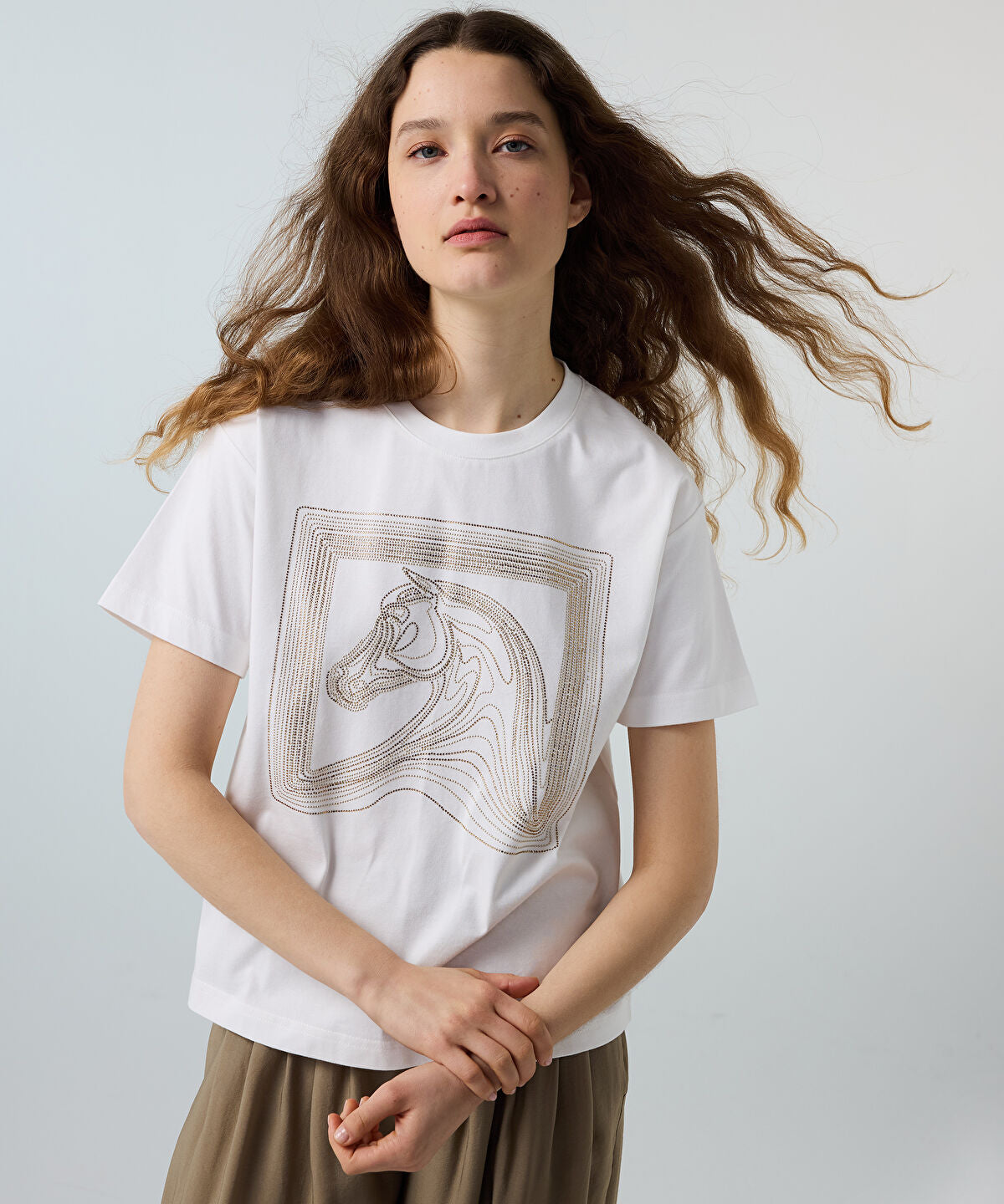 Zoomed Rhinestone T-Shirt