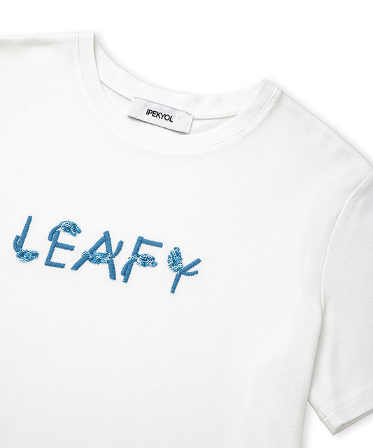 Sequin Embellished Slogan T-Shirt