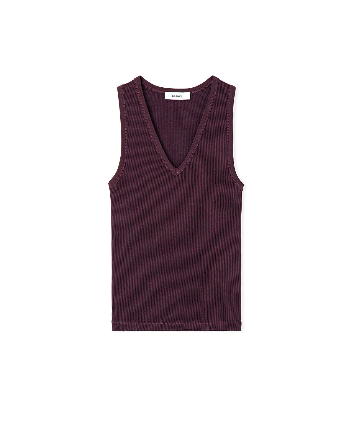 Zoomed V-Neck Basic T-Shirt