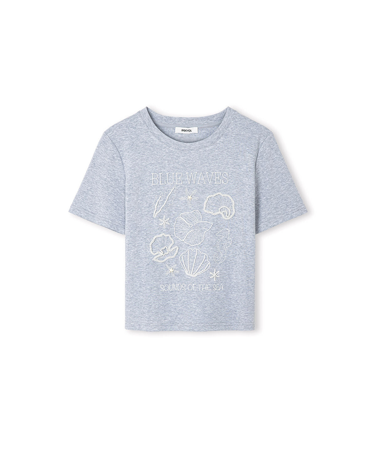 Zoomed Embroidered Slogan T-Shirt