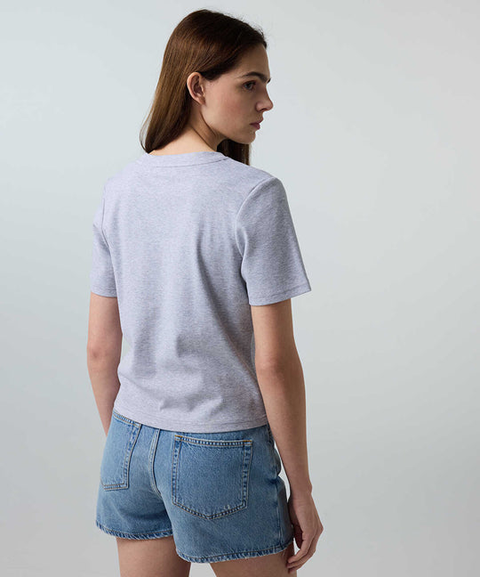 Embroidered Slogan T-Shirt