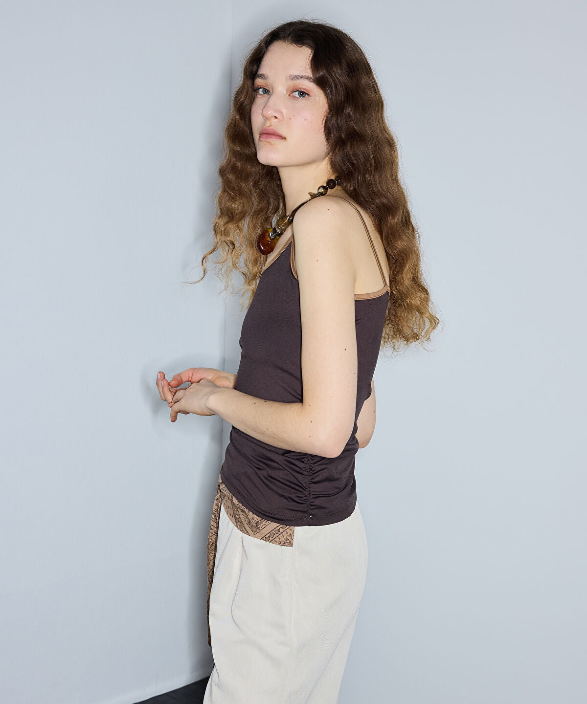 Zoomed Contrast Trim T-Shirt