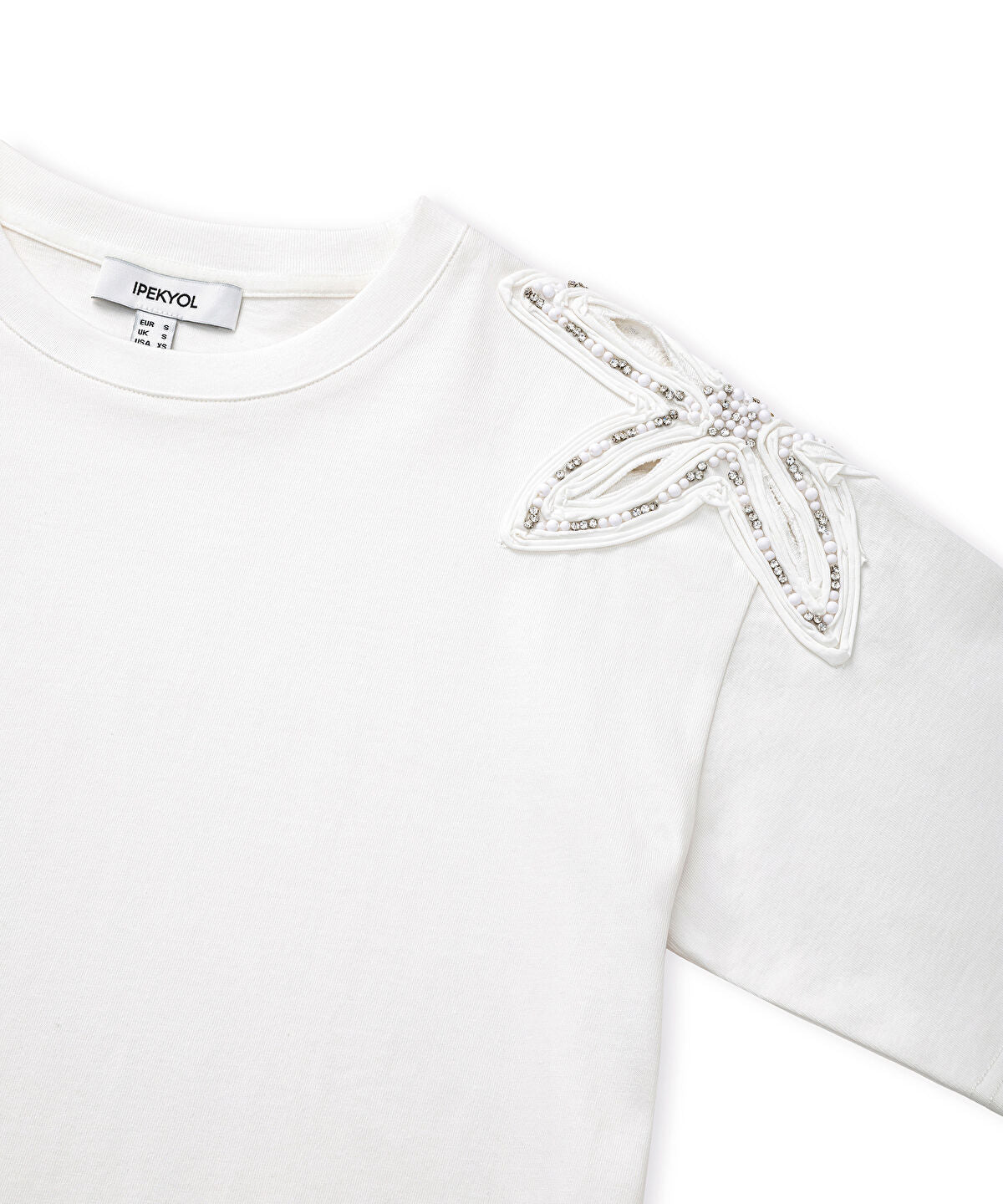 Zoomed Embroidered Cutout T-Shirt