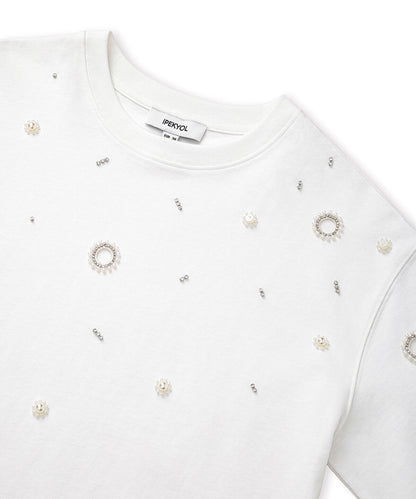 Embellished Cutout T-Shirt