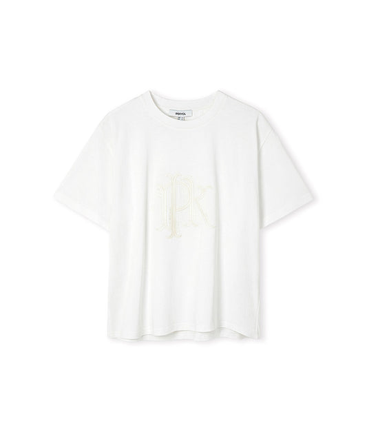 Monogram Embroidered T-Shirt