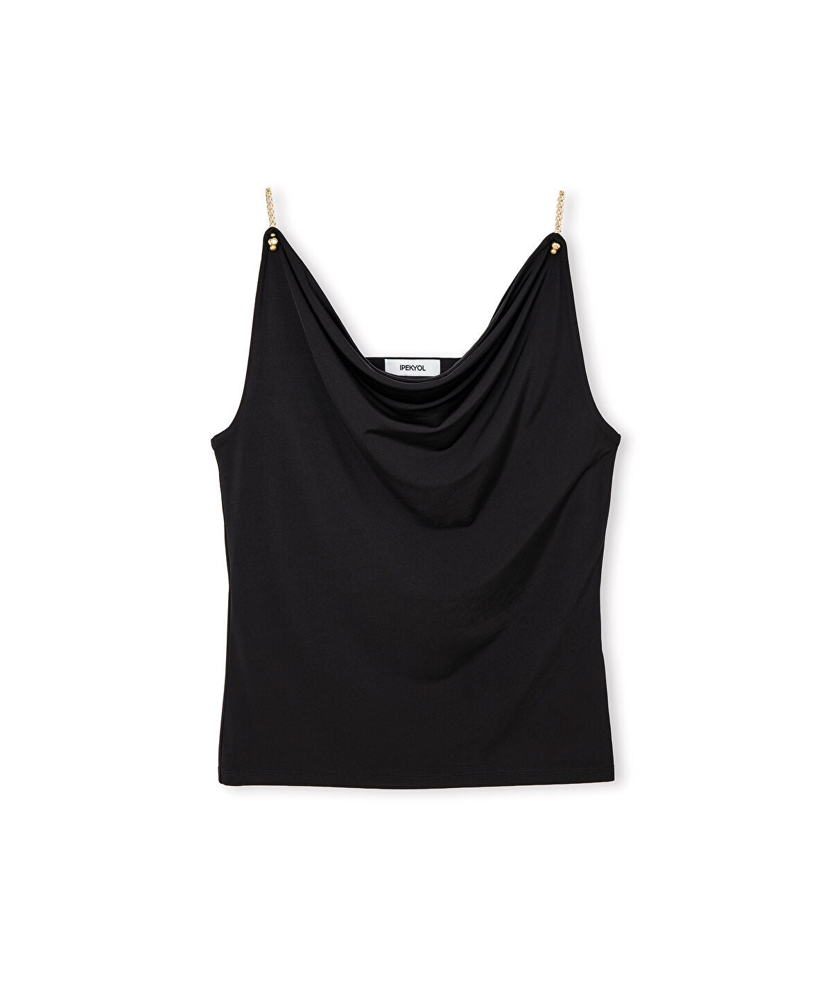 T-Shirt with Chain Accents