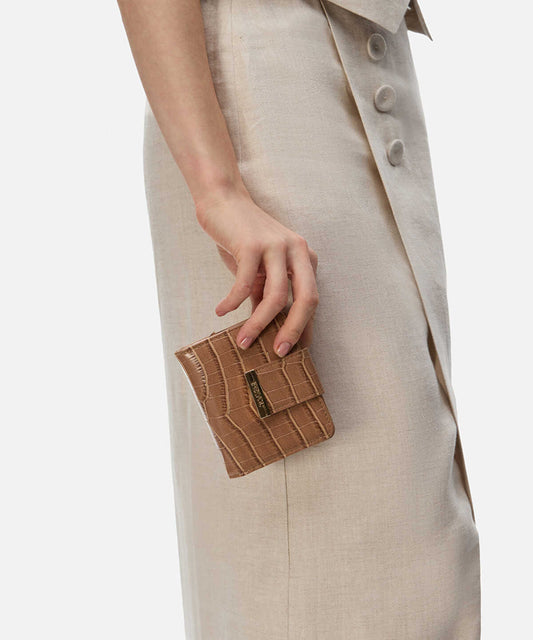 Croc-Effect Wallet