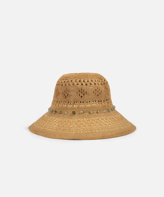 Acrylic Beaded Band Hat