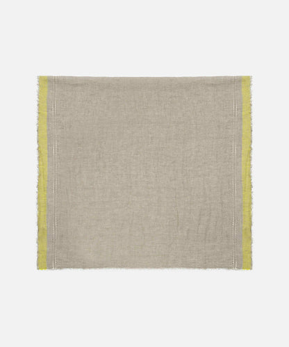 Color-Block Linen Scarf