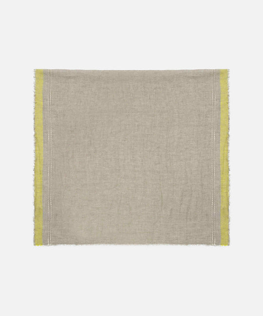 Color-Block Linen Scarf