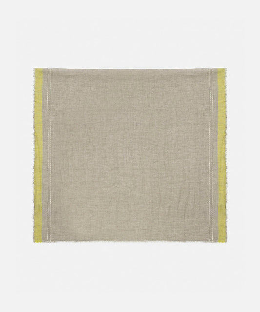 Color-Block Linen Scarf