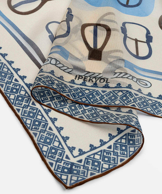 Printed Silk Scarf