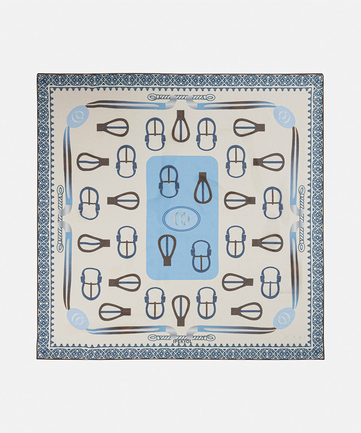 Zoomed Printed Silk Scarf