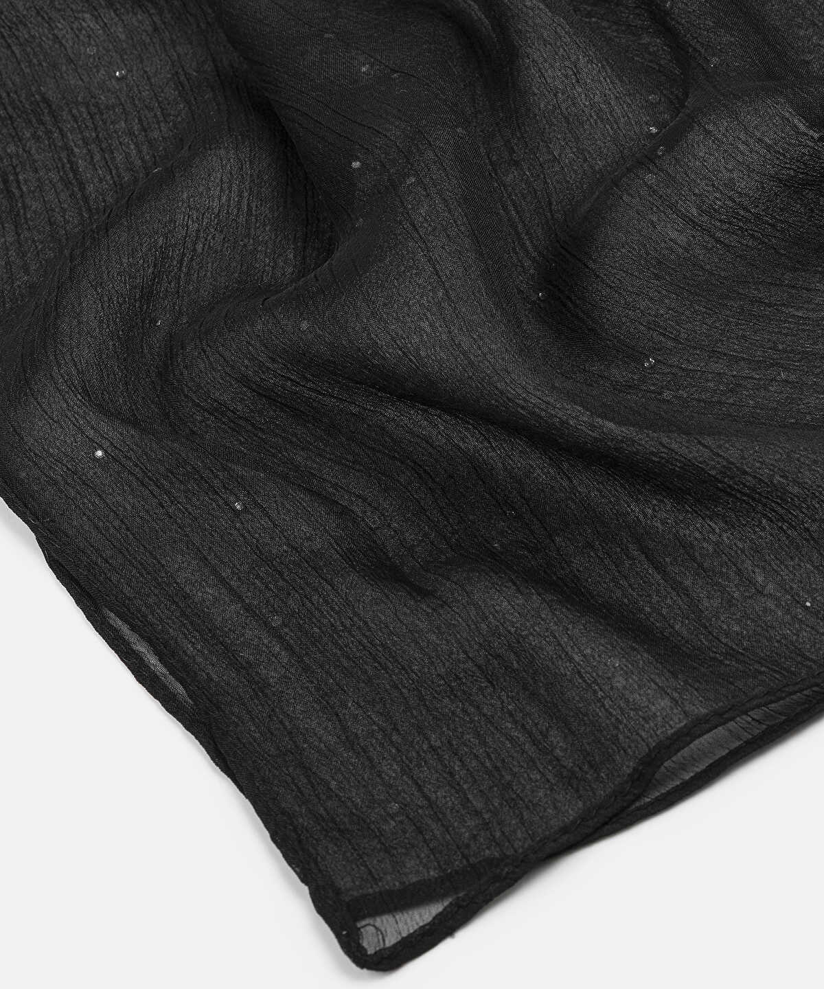 Rhinestone Embellished Scarf