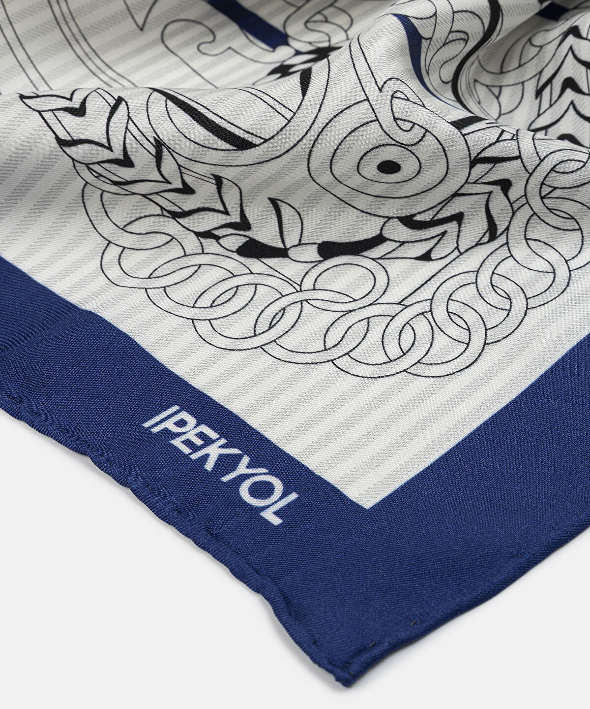 Zoomed Printed Silk Scarf