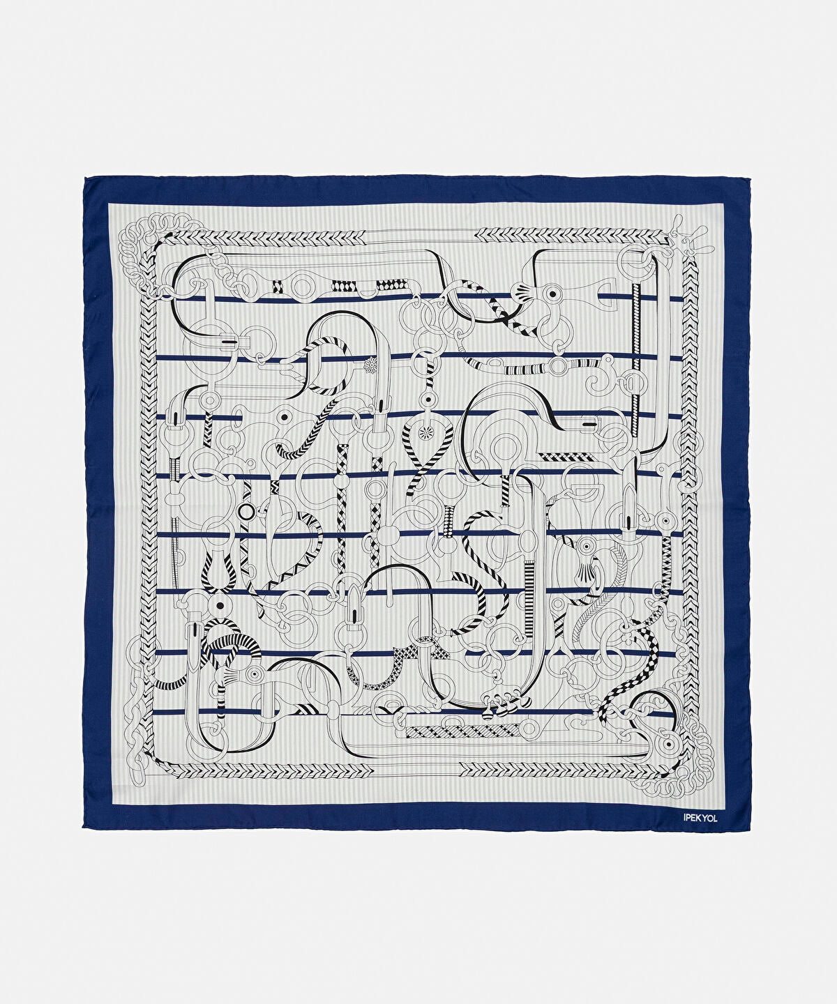 Zoomed Printed Silk Scarf