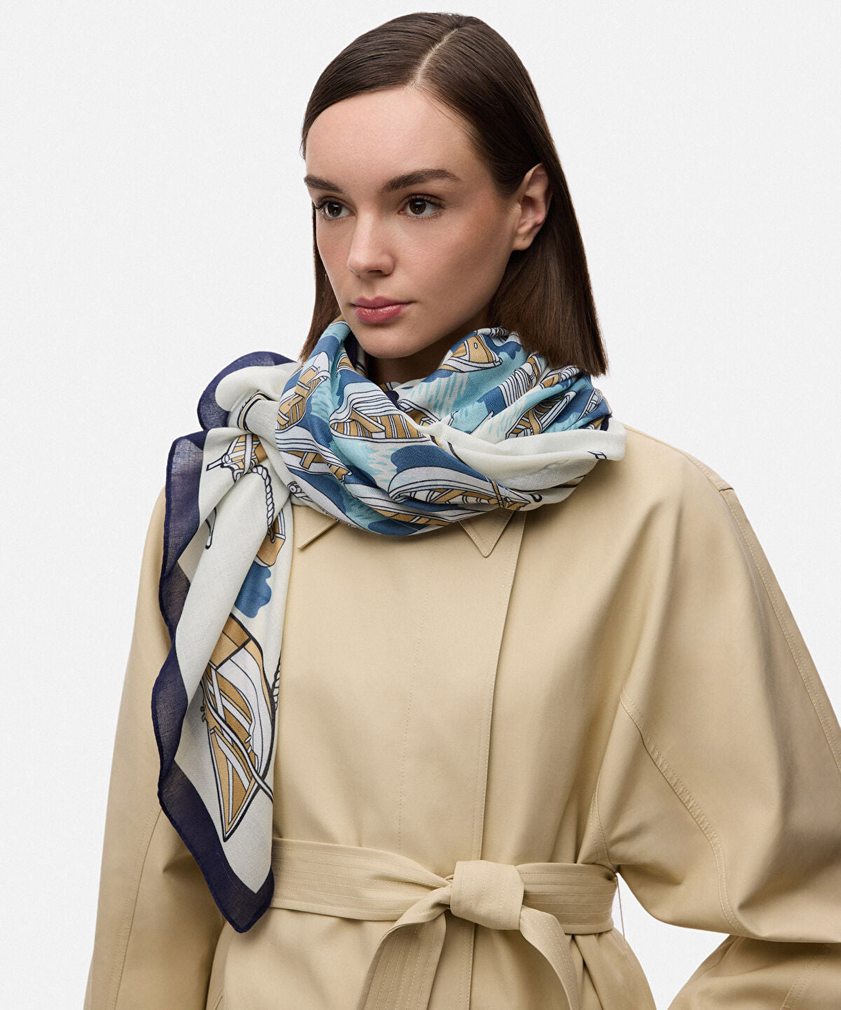 Zoomed Printed Scarf