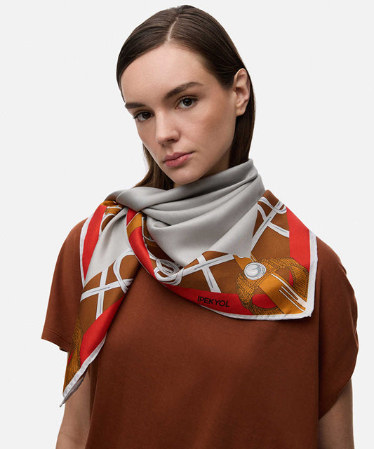 Printed Silk Scarf