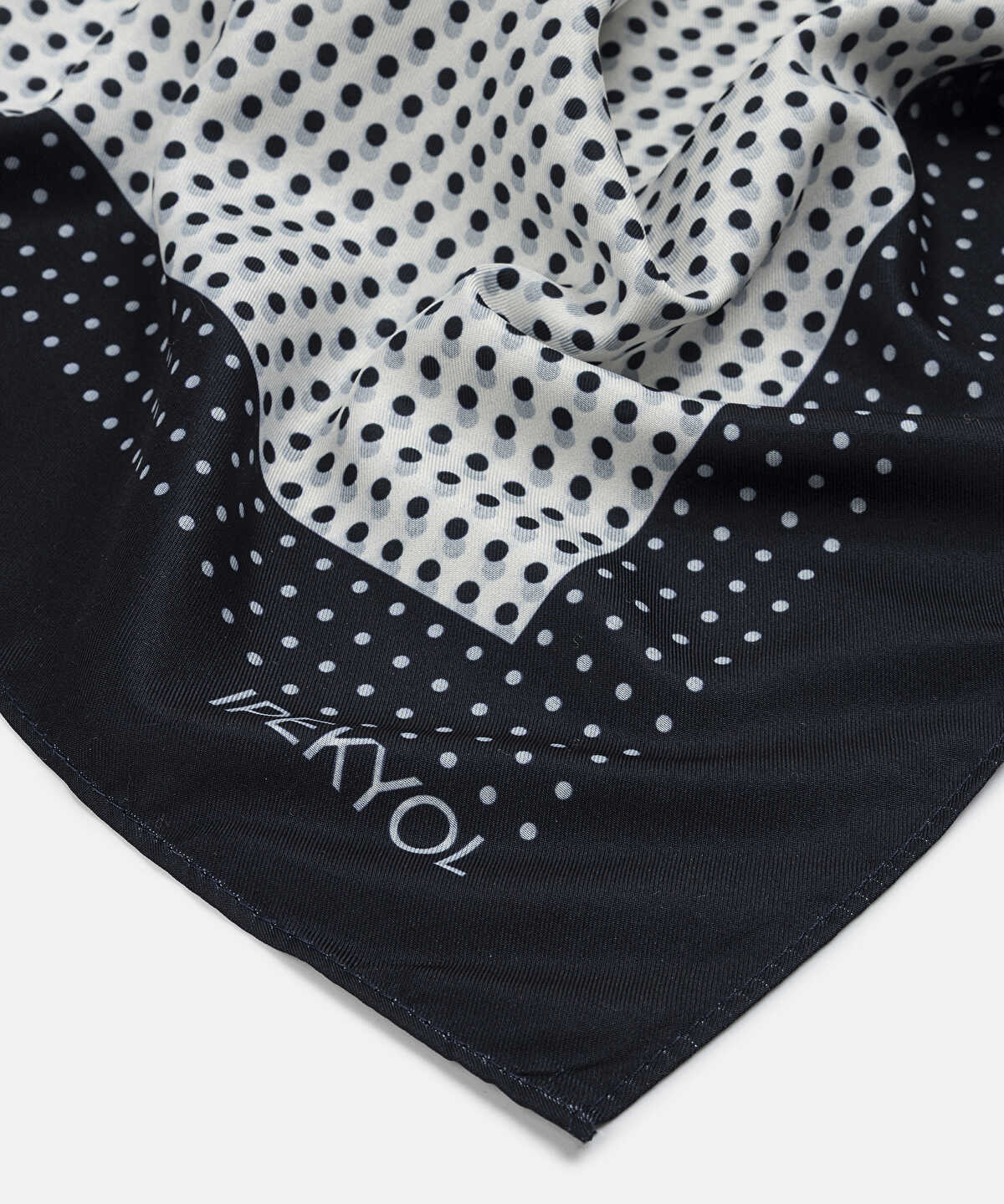 Zoomed Polka-Dot Scarf